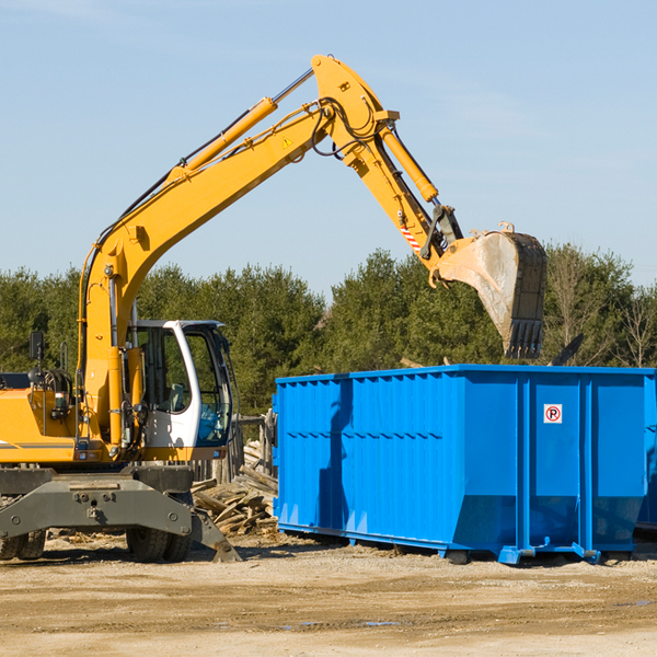 are there any restrictions on where a residential dumpster can be placed in Laytonville CA